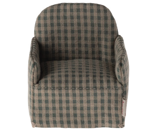 FAUTEUIL DAMIER VERT POUR SOURIS
