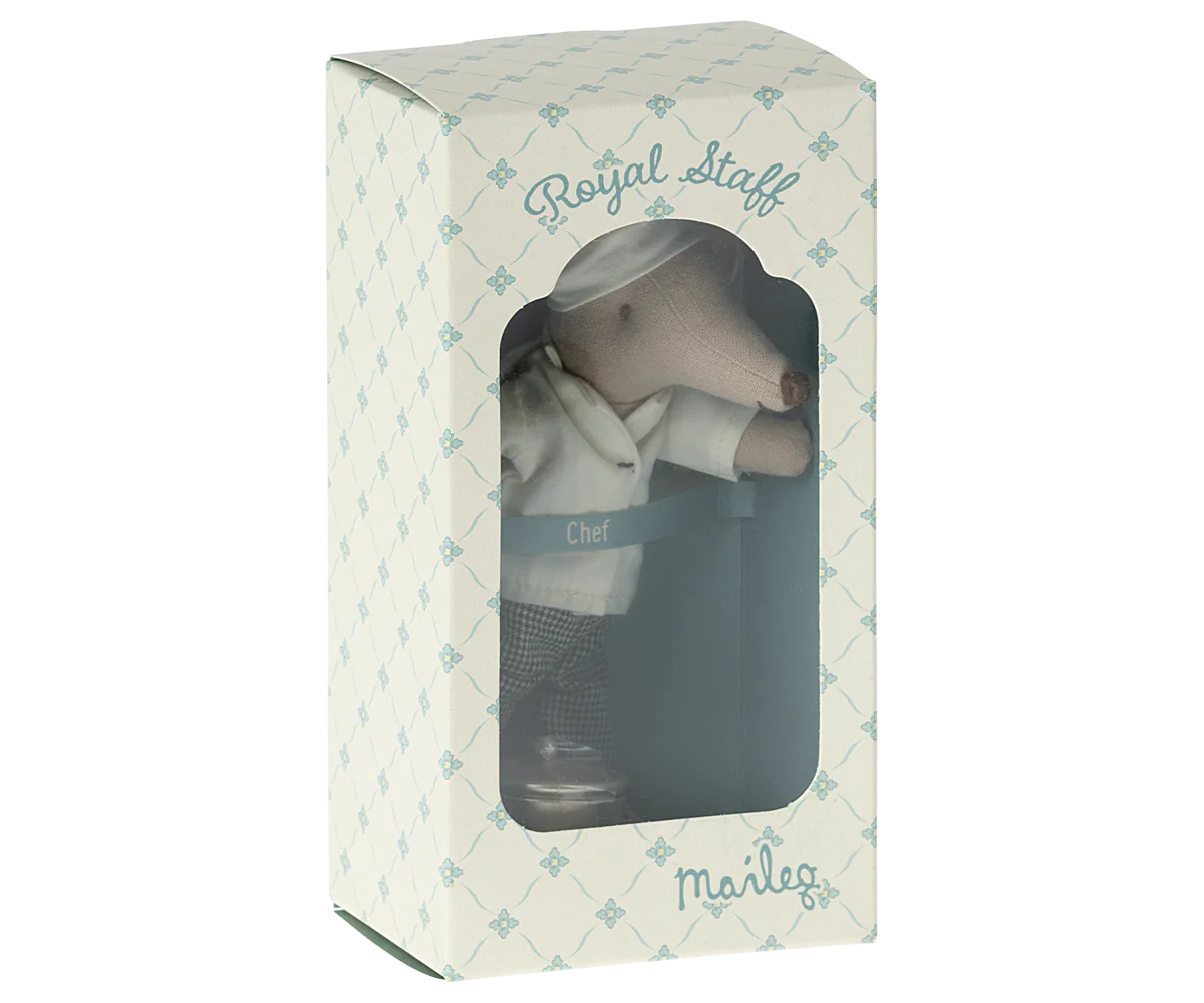 CHEF MOUSE WITH POT AND SPOON