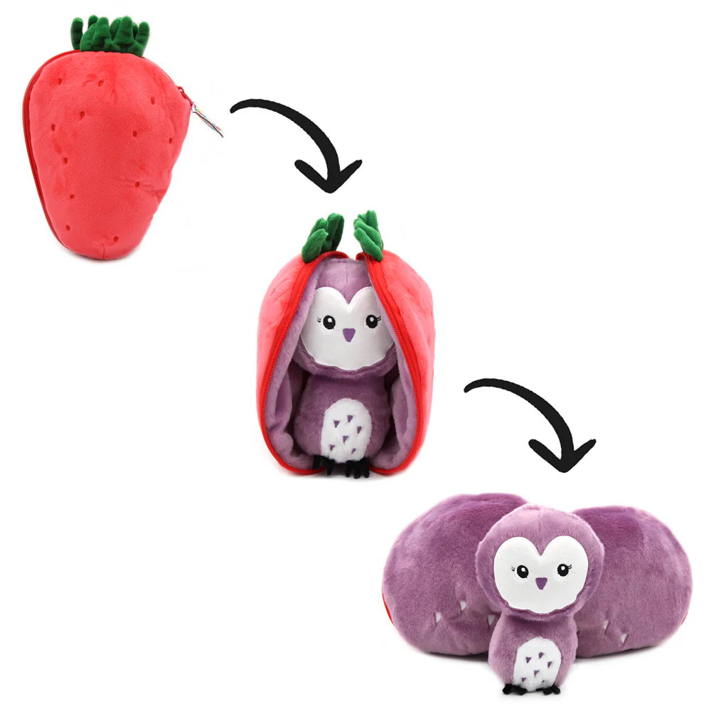 VIOLET THE STRAWBERRY OWL "FLIPETZ"