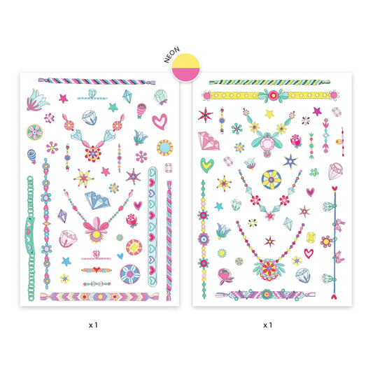 50 TATOUAGES TEMPORAIRES "LES BIJOUX DE JENNI"