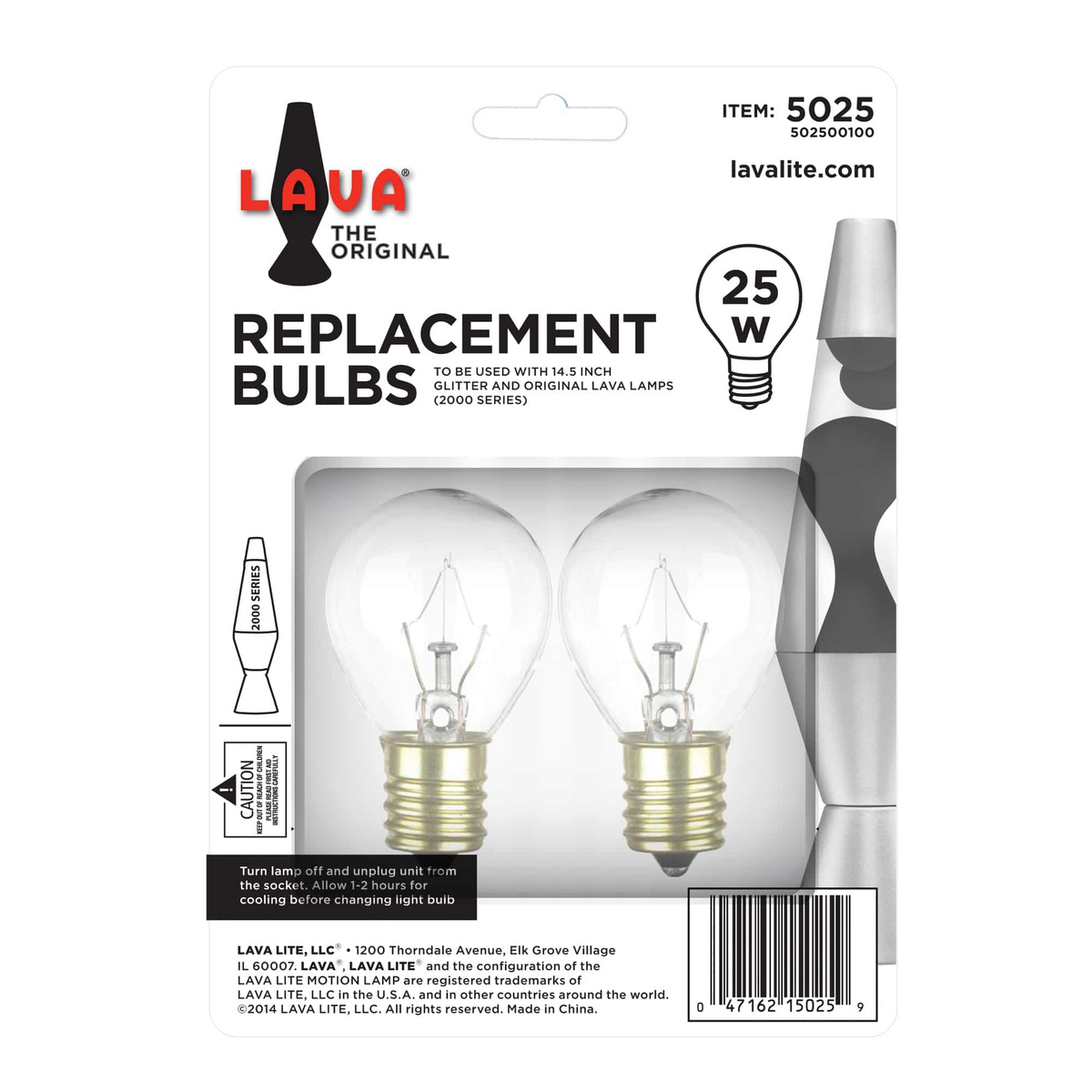 25W BULB FOR 14.5" LAVA LAMP
