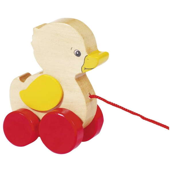 "ELLAH" PULL-ON WOODEN DUCK
