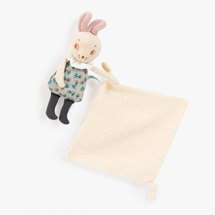 MOUSE HANDKERCHIEF SOFT TOY "AFTER THE RAIN"