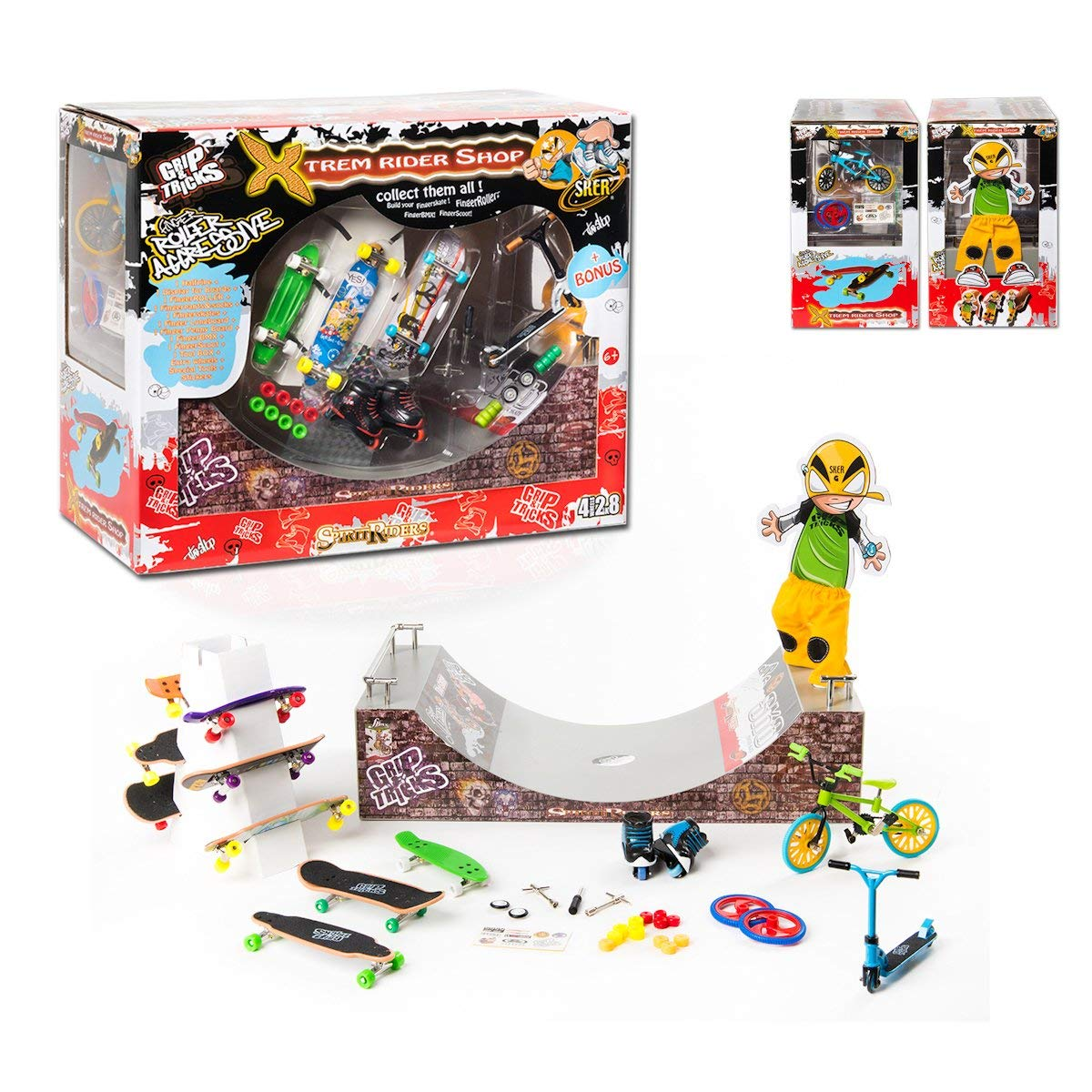 ENSEMBLE DE FINGERBOARDS "XTREM TEAM RIDER SHOP"