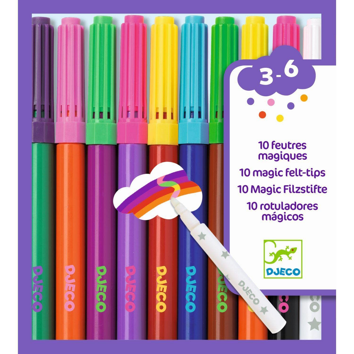 10 MAGIC FELT-PENS