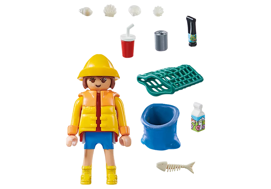 ENVIRONMENTALIST FIGURE SET WITH ACCESSORY