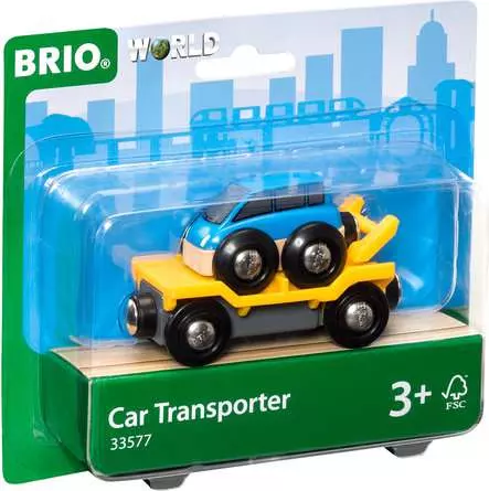CAR TRANSPORTER WAGON FOR TRAIN SET