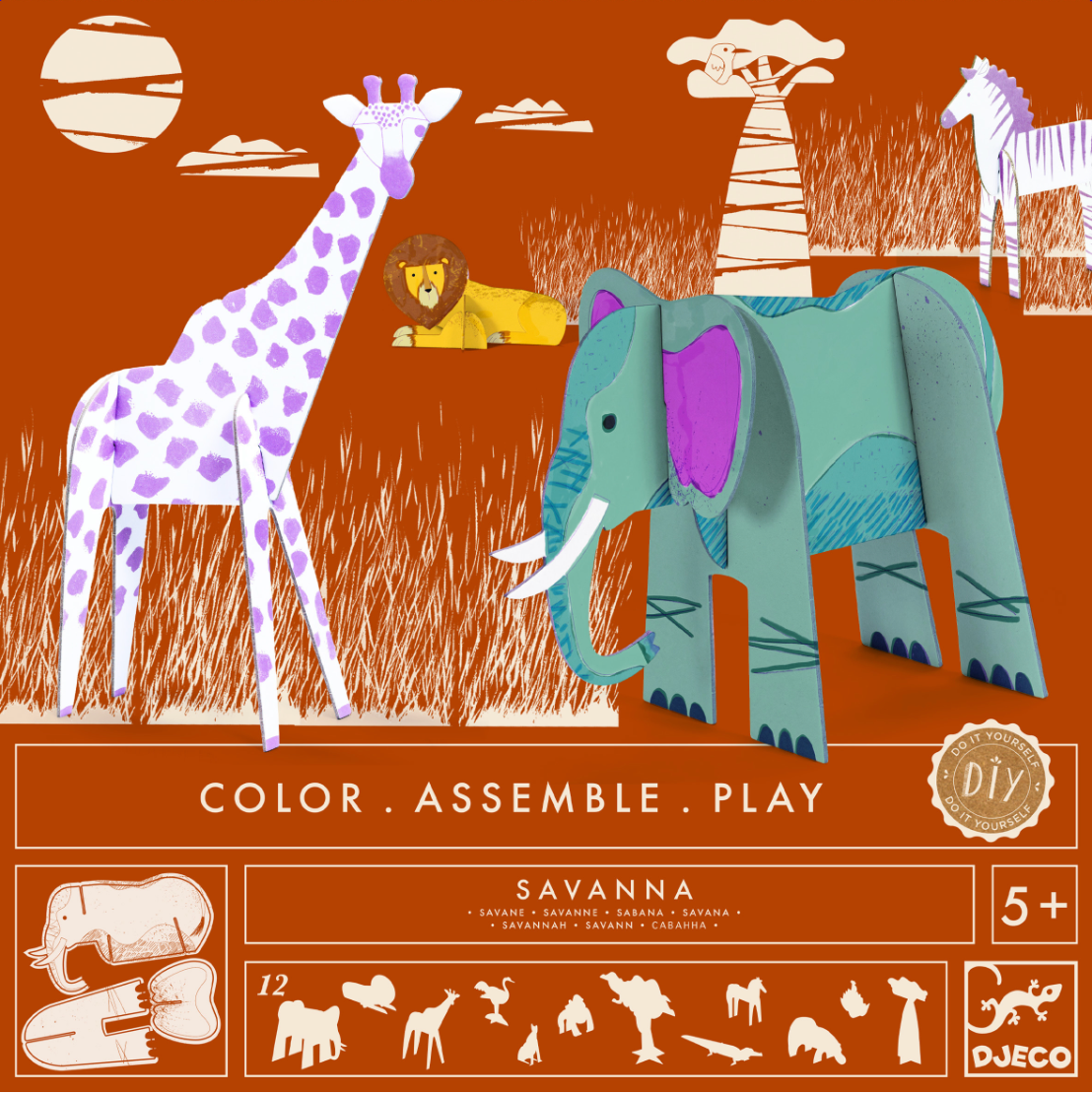 COLOR ASSEMBLE PLAY "SAVANNAH"