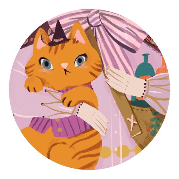 GIANT MAXI PUZZLE "LILY THE WITCH" 36 PCS