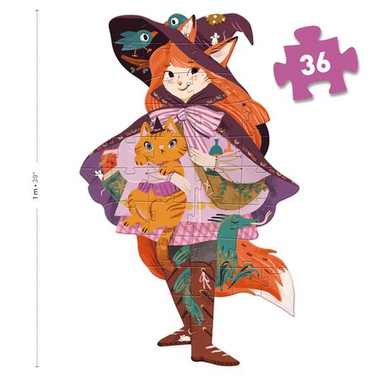 GIANT MAXI PUZZLE "LILY THE WITCH" 36 PCS