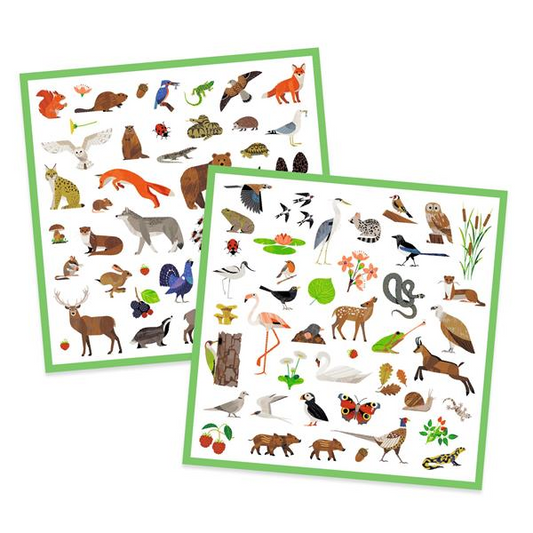 160 "WILDLIFE" STICKERS