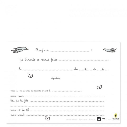 UNICORN INVITATION CARDS