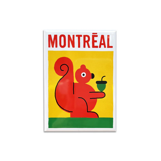 MONTREAL "SQUIRREL" MAGNET