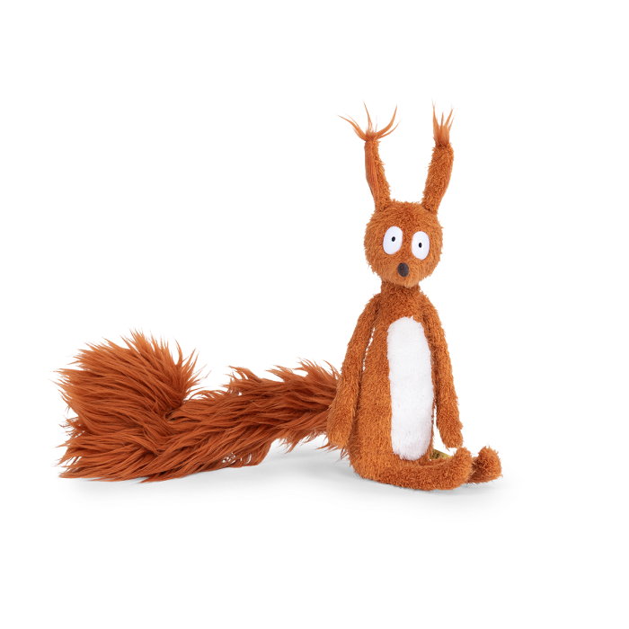 SQUIRREL PLUSH "L'ÉCOLE DES LOISIRS"