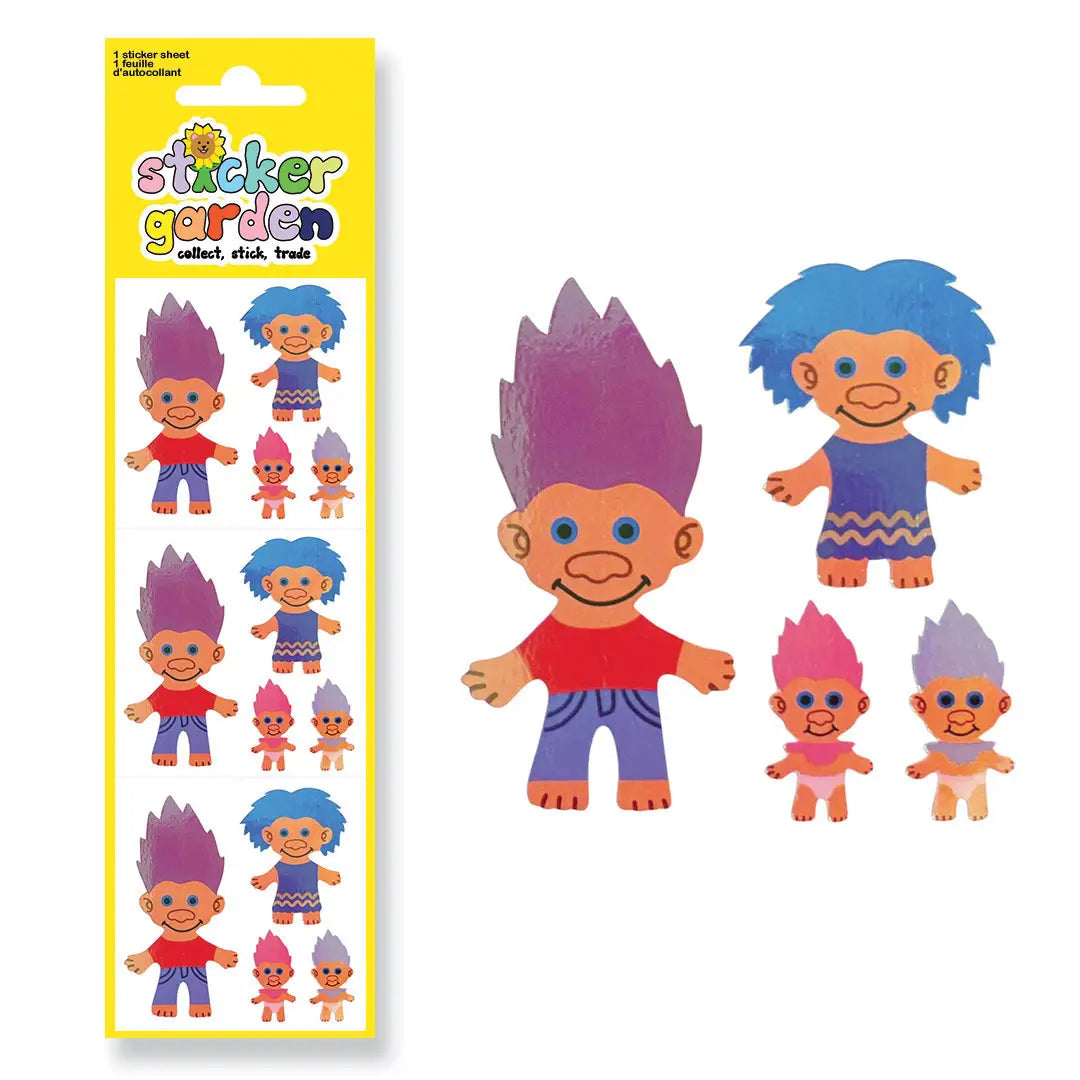 PEARL TROLL STICKERS VINTAGE