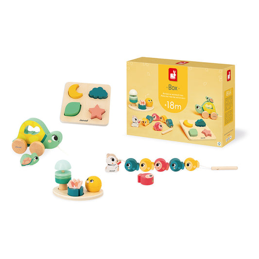 BOÎTE DE JOUETS 18 MOIS EN BOIS