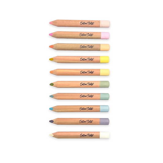 BOX OF 10 JUMBO PASTEL WATERCOLOR PENCILS