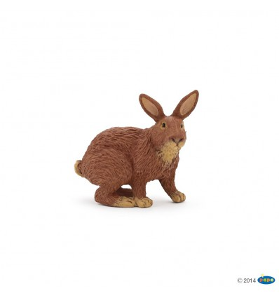BROWN RABBIT FIGURINE