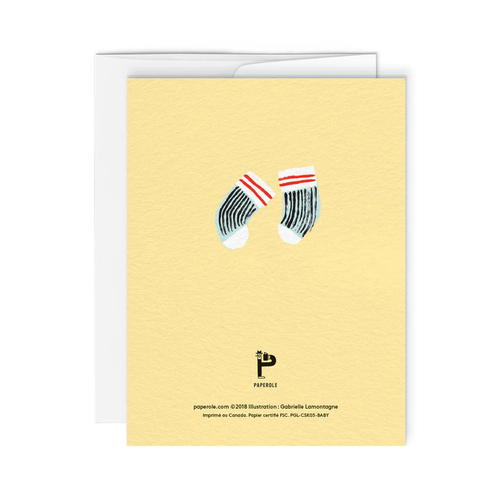 CARTE DE SOUHAITS BABY