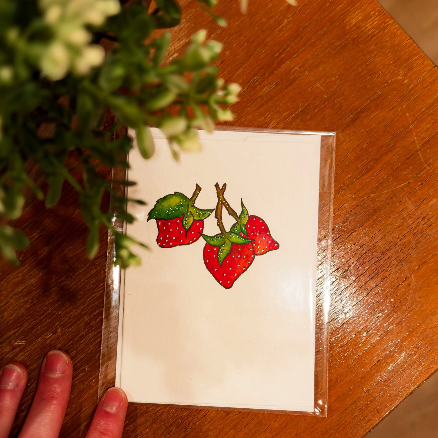 STRAWBERRY GREETING CARD