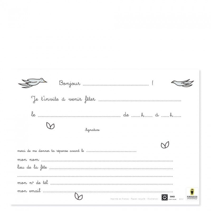 UNICORN INVITATION CARDS