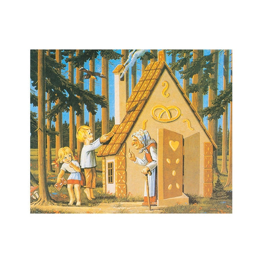 WOODEN FAIRY TALE CUBE PUZZLES