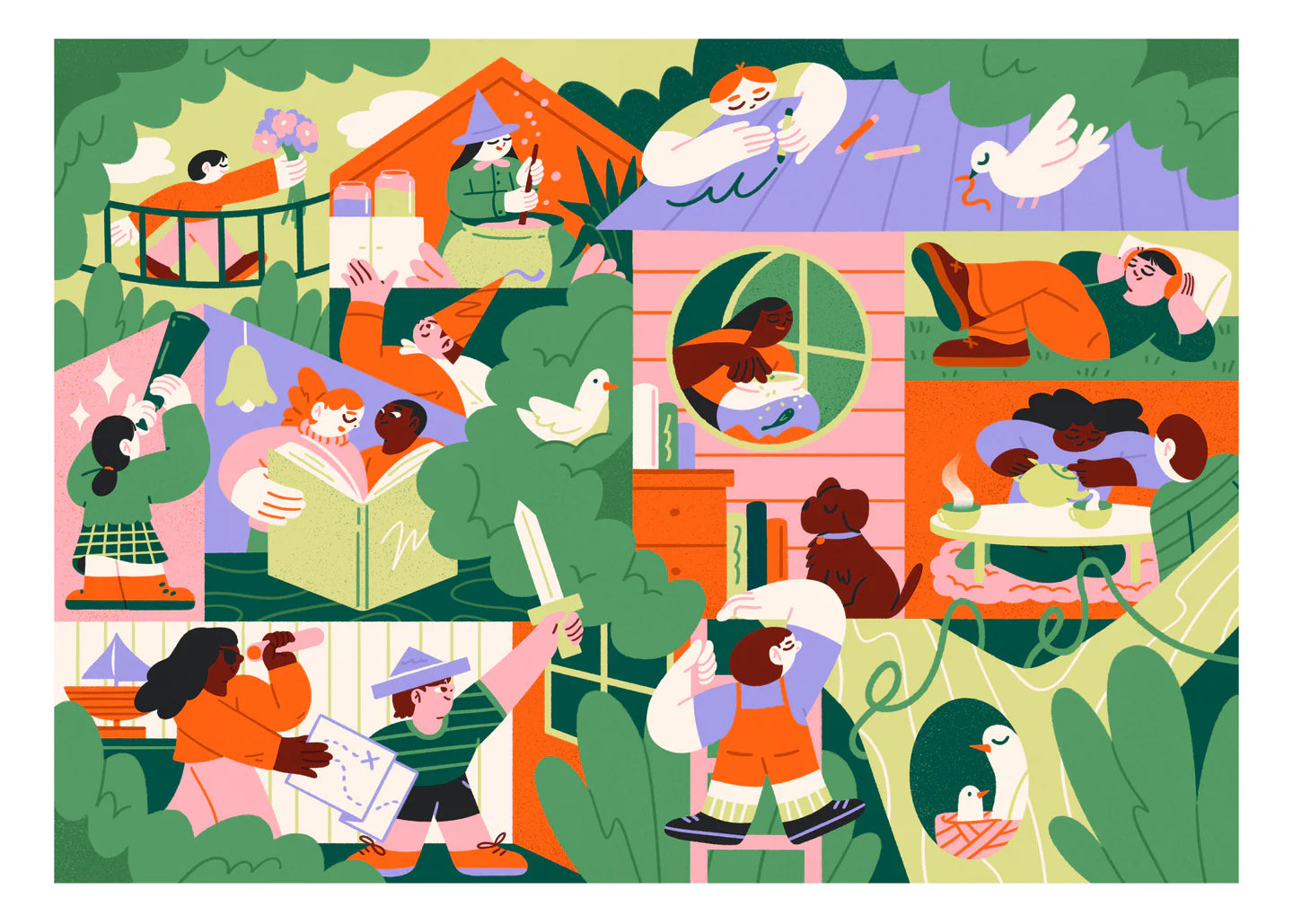 CASSE-TÊTE LA CABANE DANS LES ARBRES 1000 MCX