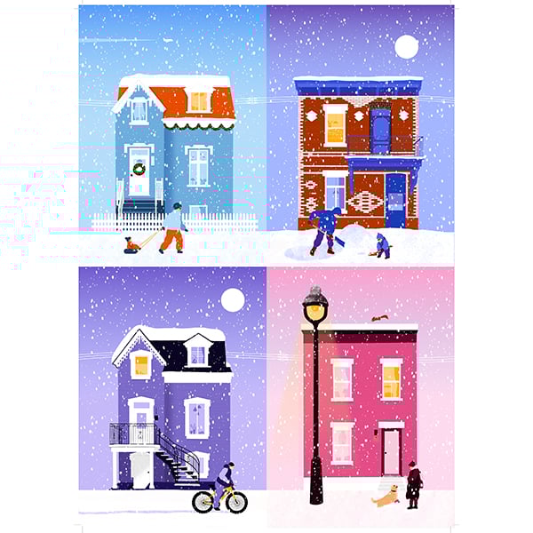 CASSE-TÊTE "MONTRÉAL SOUS LA NEIGE" 1000 MCX