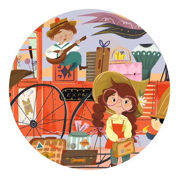 "MIA'S JOURNEY" SILHOUETTE PUZZLE 36 PCS