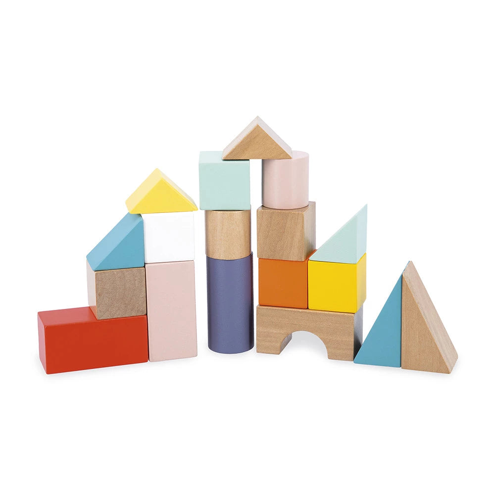 CHARIOT DE MARCHE CUBES EN BOIS "PURE"