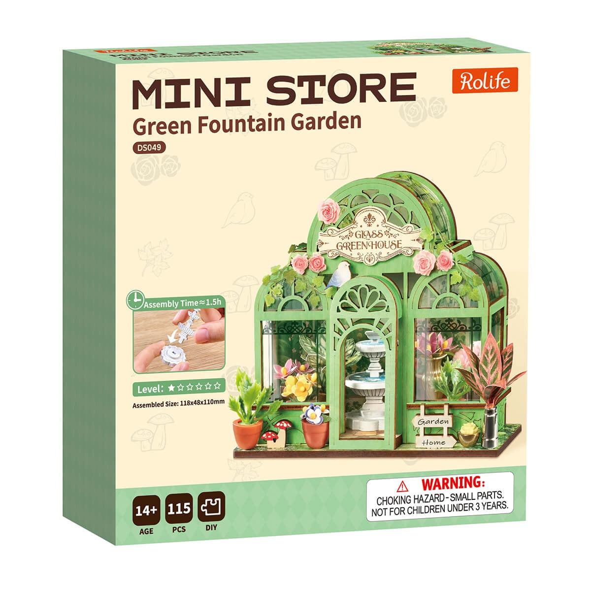 DIY MINIATURE JARDIN DE FONTAINE VERTE