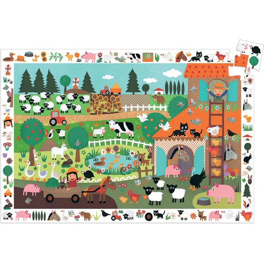 OBSERVATION PUZZLE "THE FARM" 35 PCS