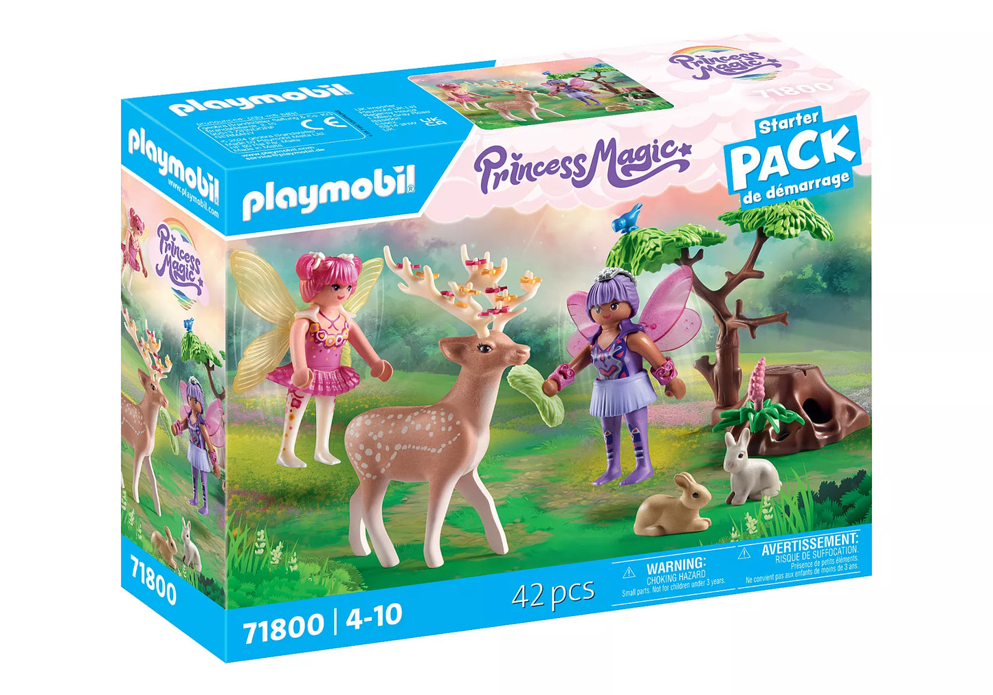 FAIRIES WITH FOREST ANIMALS "PRINCESS"MAGIC"