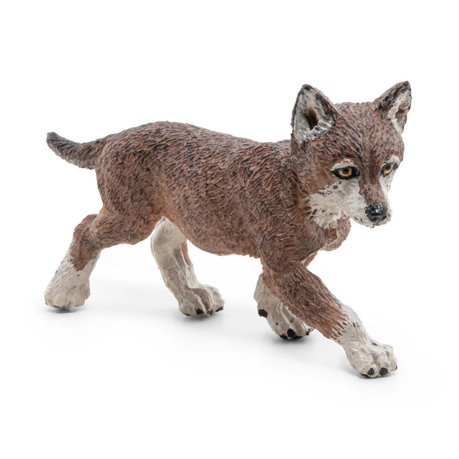 WOLF PUP FIGURINE