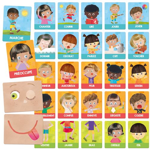 MONTESSORI FLASHCARDS "EMOTIONS AND ACTIONS"