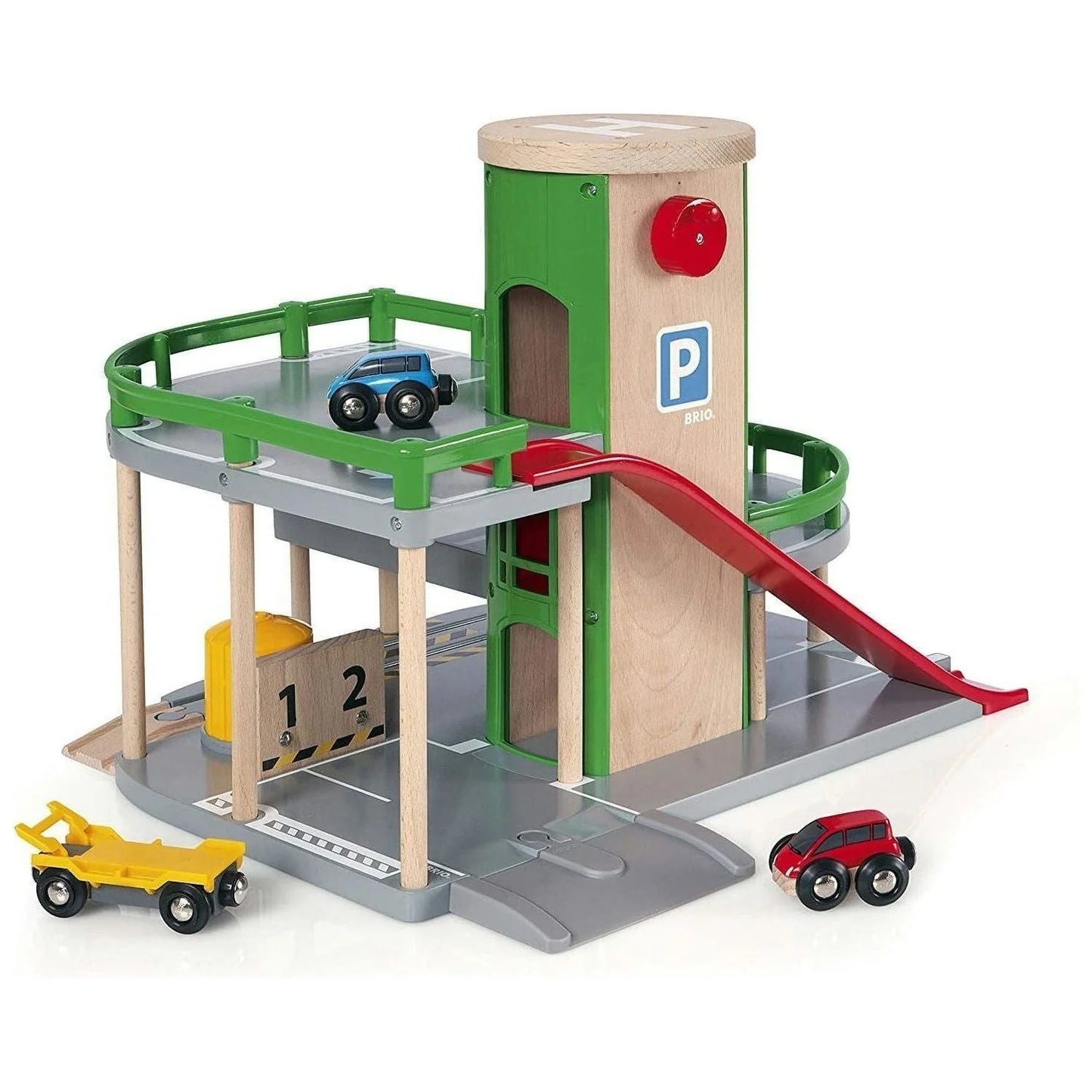 PARKING GARAGE FOR RAILROAD TRACK