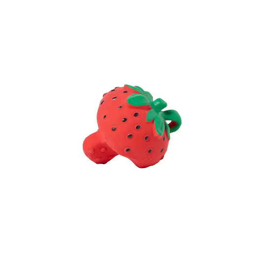 "SWEETY THE STRAWBERRY" TEETHING RATTLE