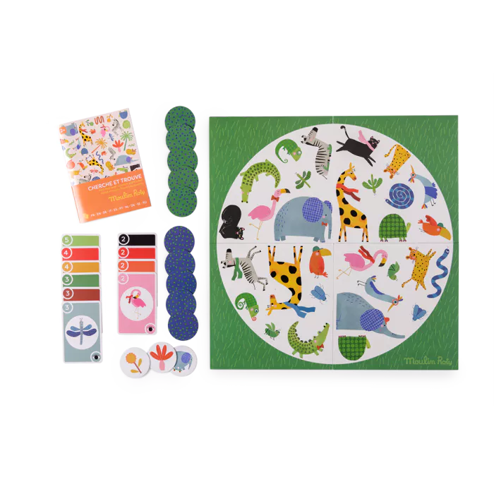 "LES TOUPITIS" SEARCH AND FIND GAME