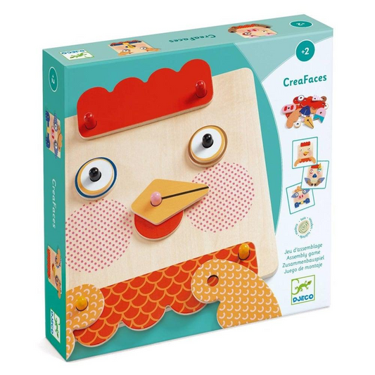 JEU D'ASSEMBLAGE EN BOIS CREAFACES