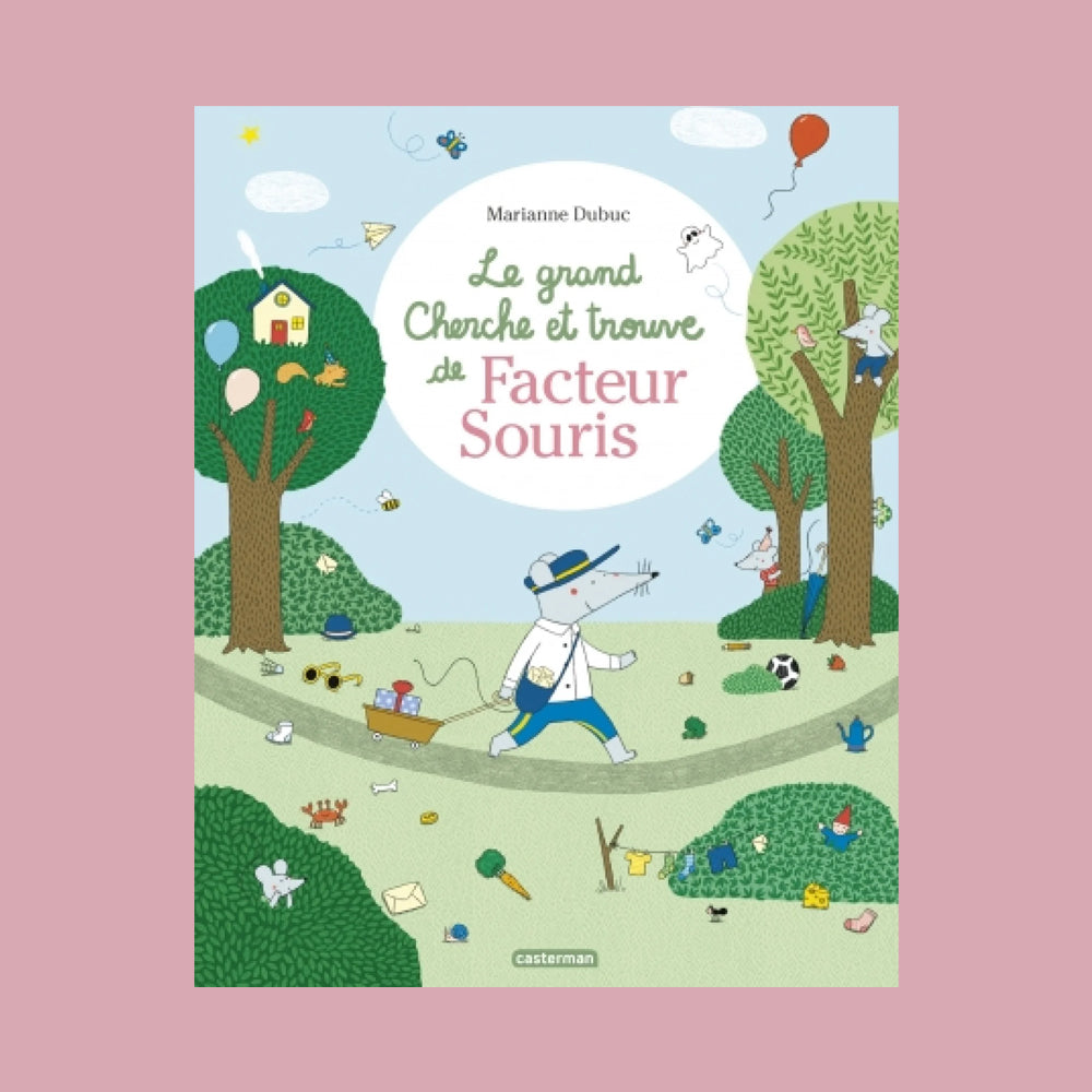 LIVRE LE GRAND CHERCHE ET TROUVE DE FACTEUR SOURIS