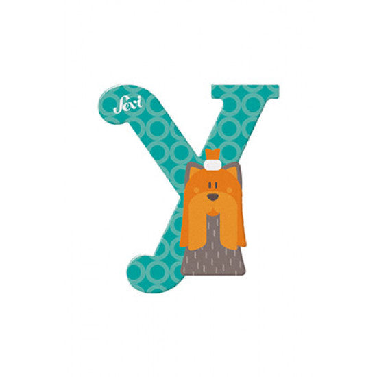 WOODEN LETTER Y (YORKSHIRE)