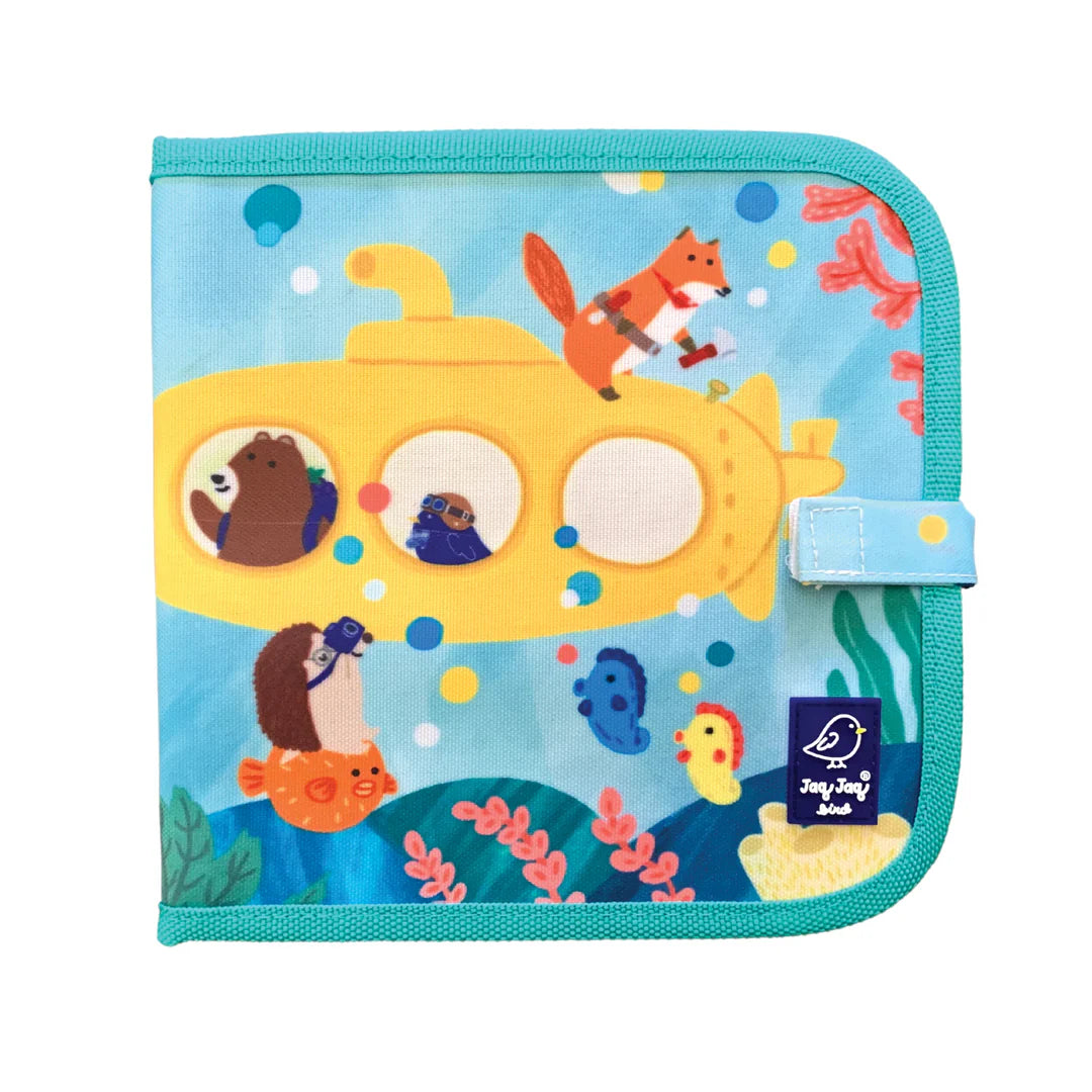 LIVRRE À COLORIER EFFAÇABLE DOODLE IT SOUS-MARIN