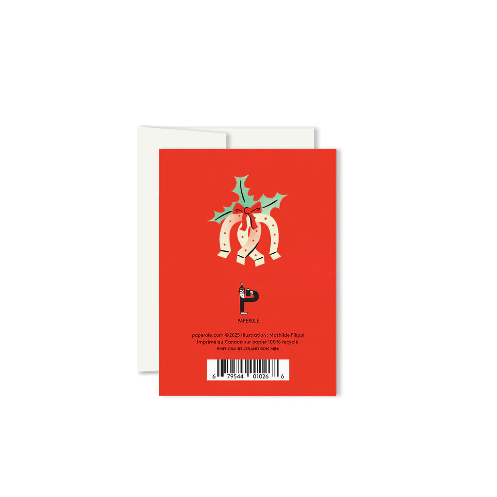 MINI CHRISTMAS CARD GRAND BOIS