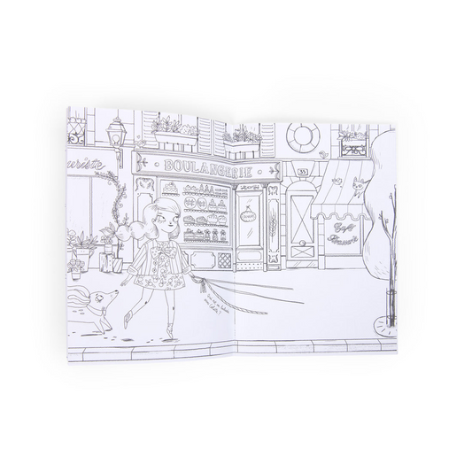 "LES PARISIENNES" COLORING BOOK