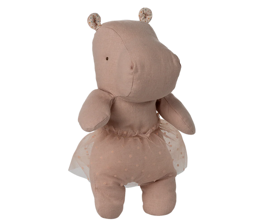 PELUCHE HIPPO ROSE AVEC TUTU