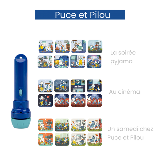 "PUCE ET PILOU" STORY LAMP