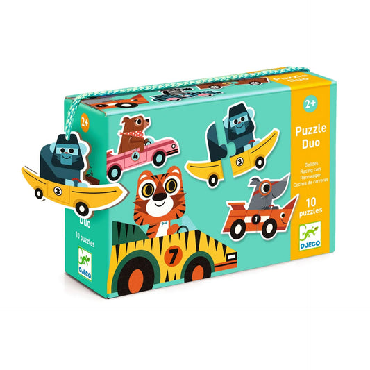 PUZZLE DUO RACING CARS