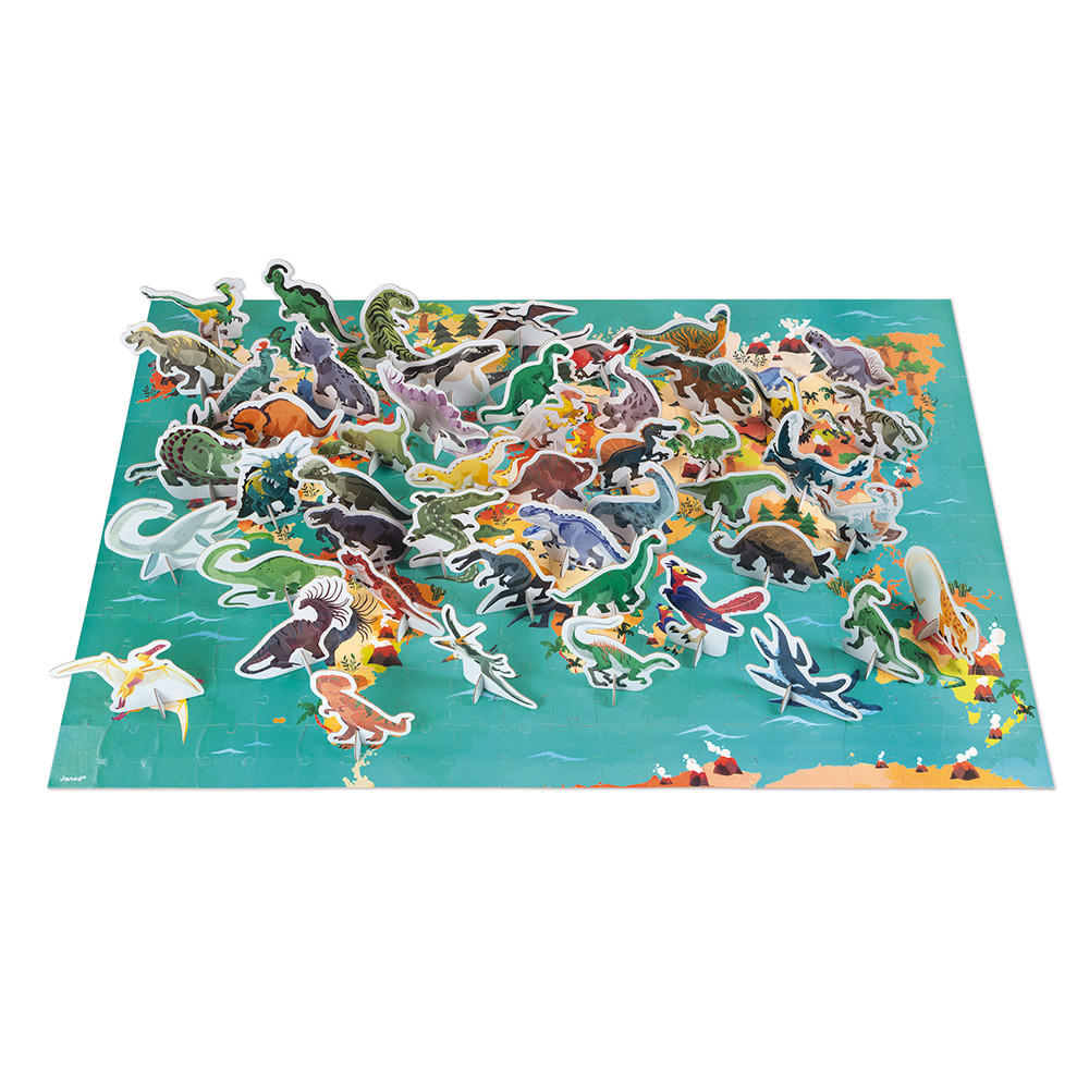 EDUCATIONAL PUZZLE "DINOSAURS" 200 PCS