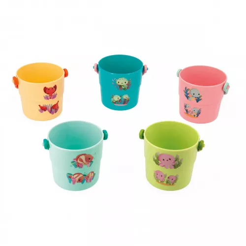 BABY ANIMAL BATH ACTIVITY BUCKETS