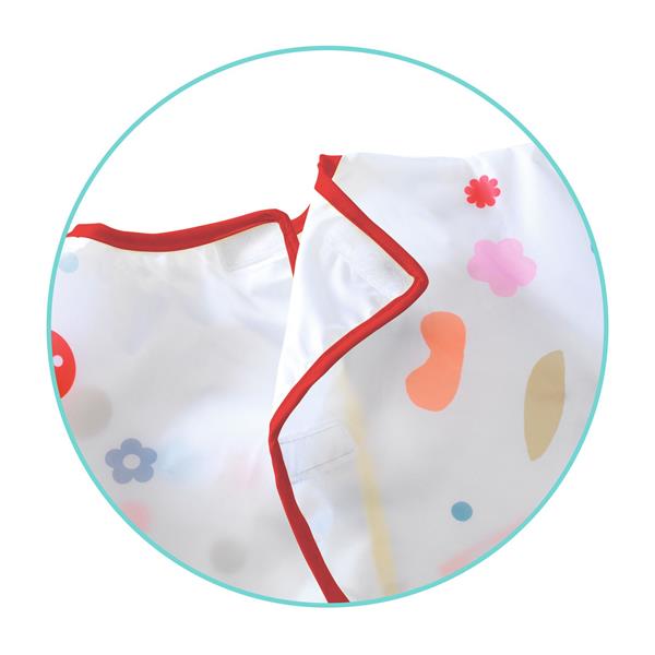 APRON WITH POCKET "STICKERS AND PENCILS"